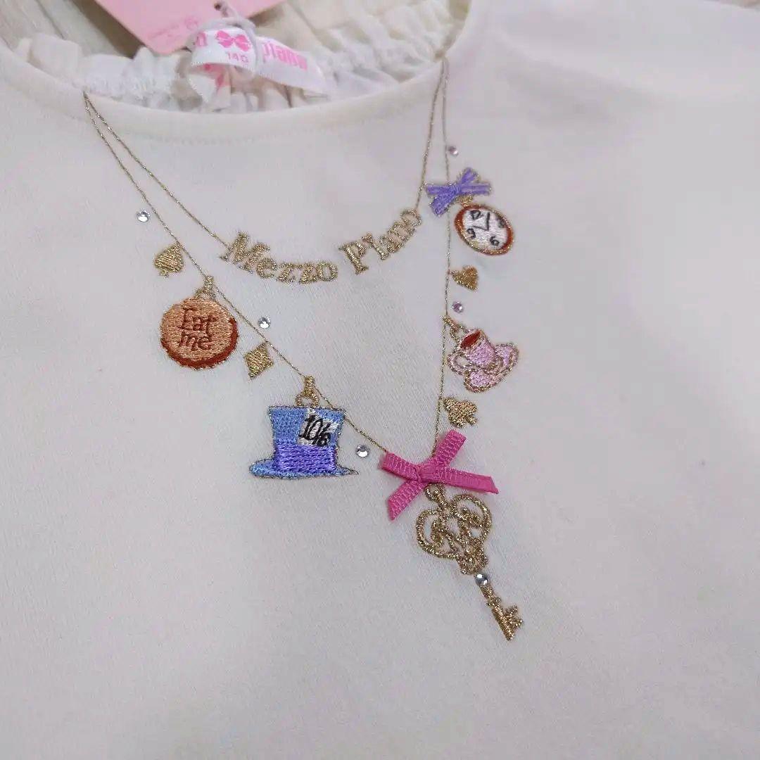 専用メゾピアノ140　不思議の国のアリスコーデ３点セット　Tシャツ＆キュロット