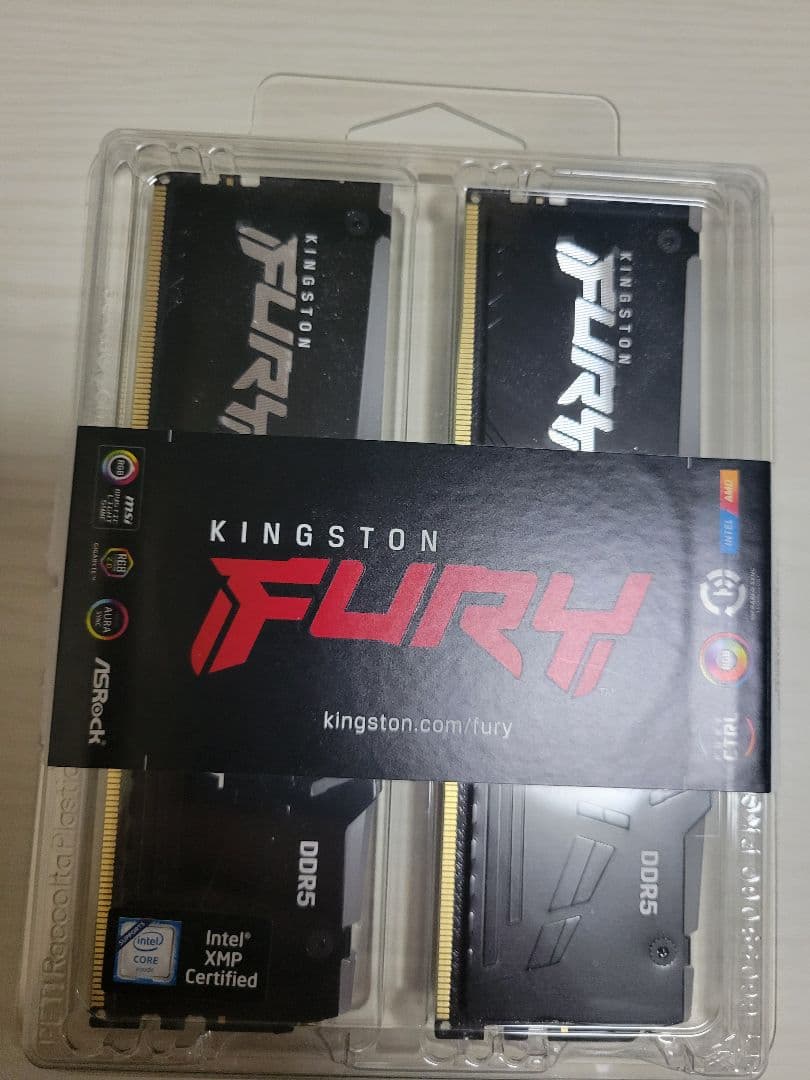 メモリー Kingston FURY BEAST RGB DDR5-5600 16GB*2
