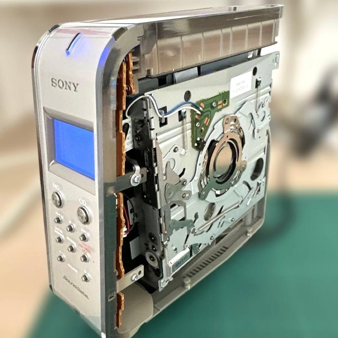 【極美品DE完動品】SONY MD CDミニコンポ LAM-Z05 ホワイト！