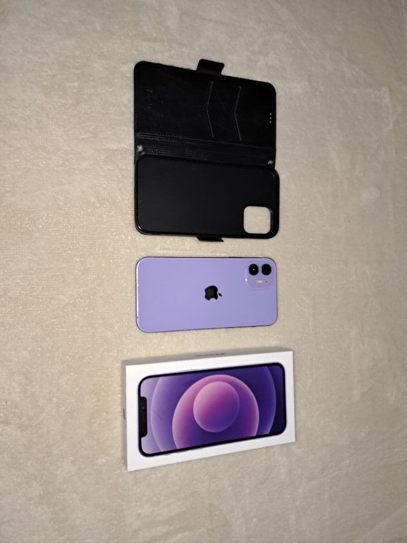 極美品　Apple iPhone 12 パープル 本体 64GB