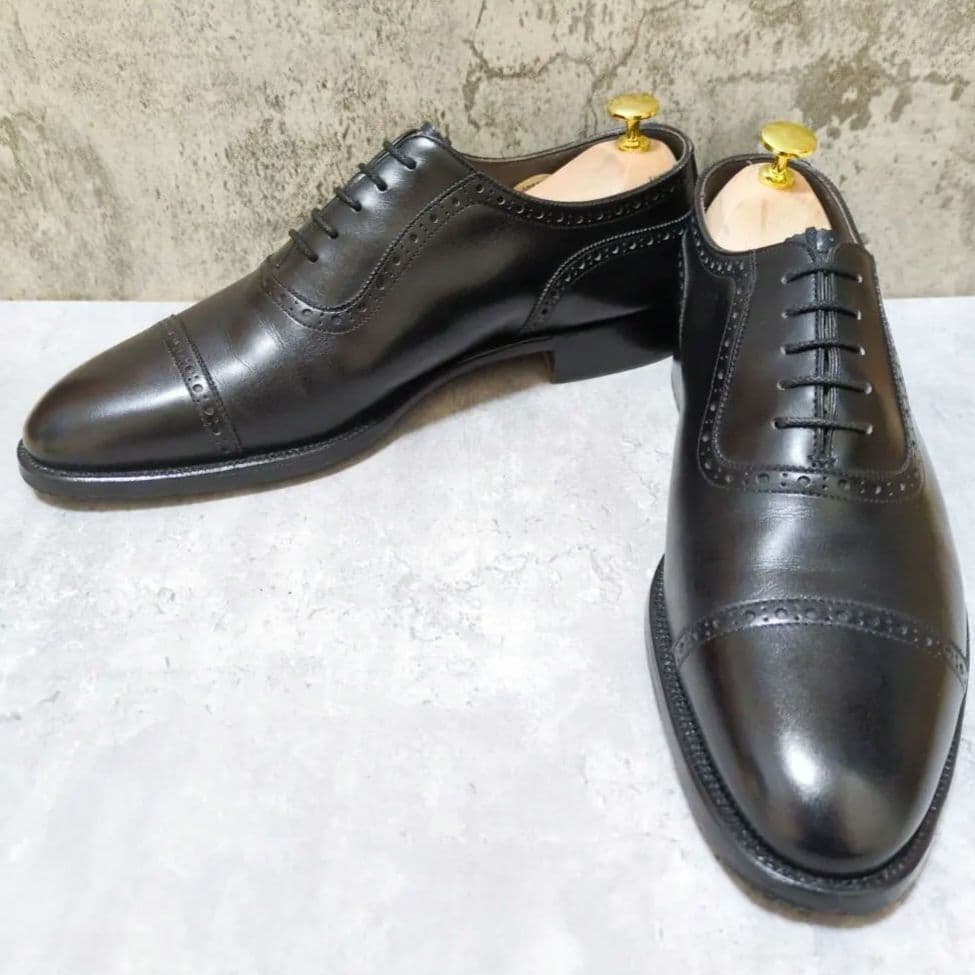 【美品】大塚製靴 OtsukaIS-402 パンチドキャップ 伊勢丹別注26.5