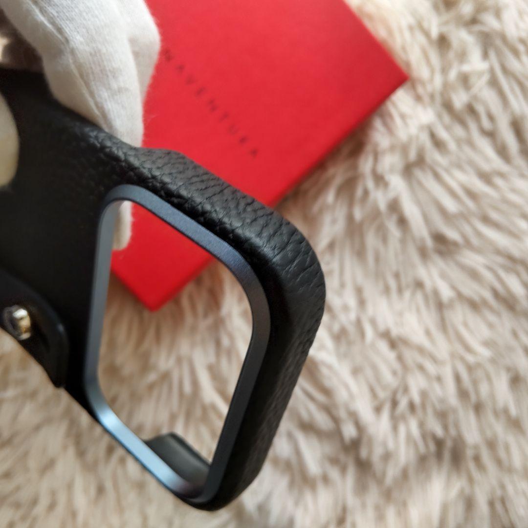 超極美品✨ボナベンチュラ iPhone 17pro ブラック シルバー ハンドル