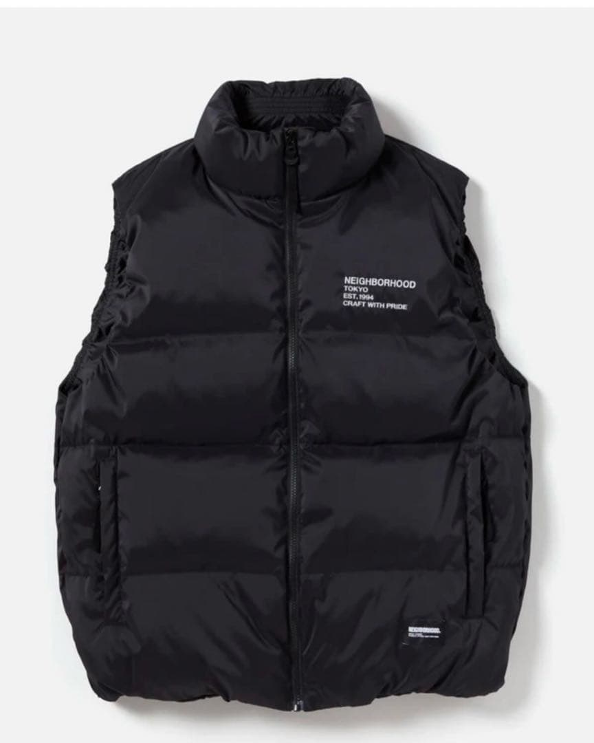 Neighborhood classic down vest Lサイズ