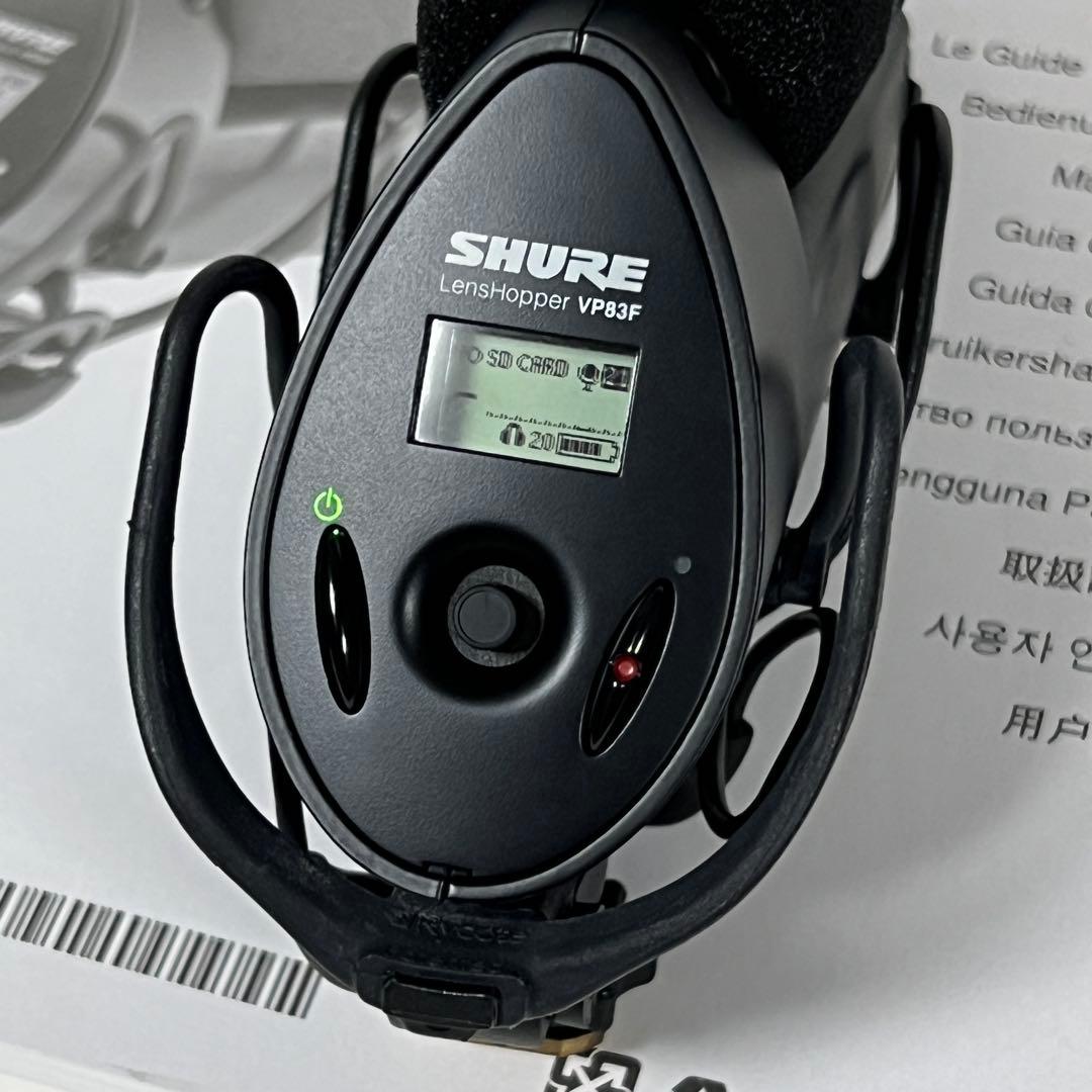 美品　SHURE カメラマウントマイクロホン（国内正規品）