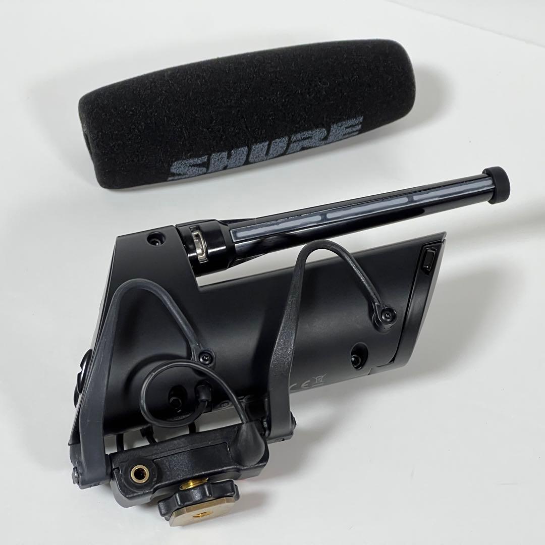 美品　SHURE カメラマウントマイクロホン（国内正規品）
