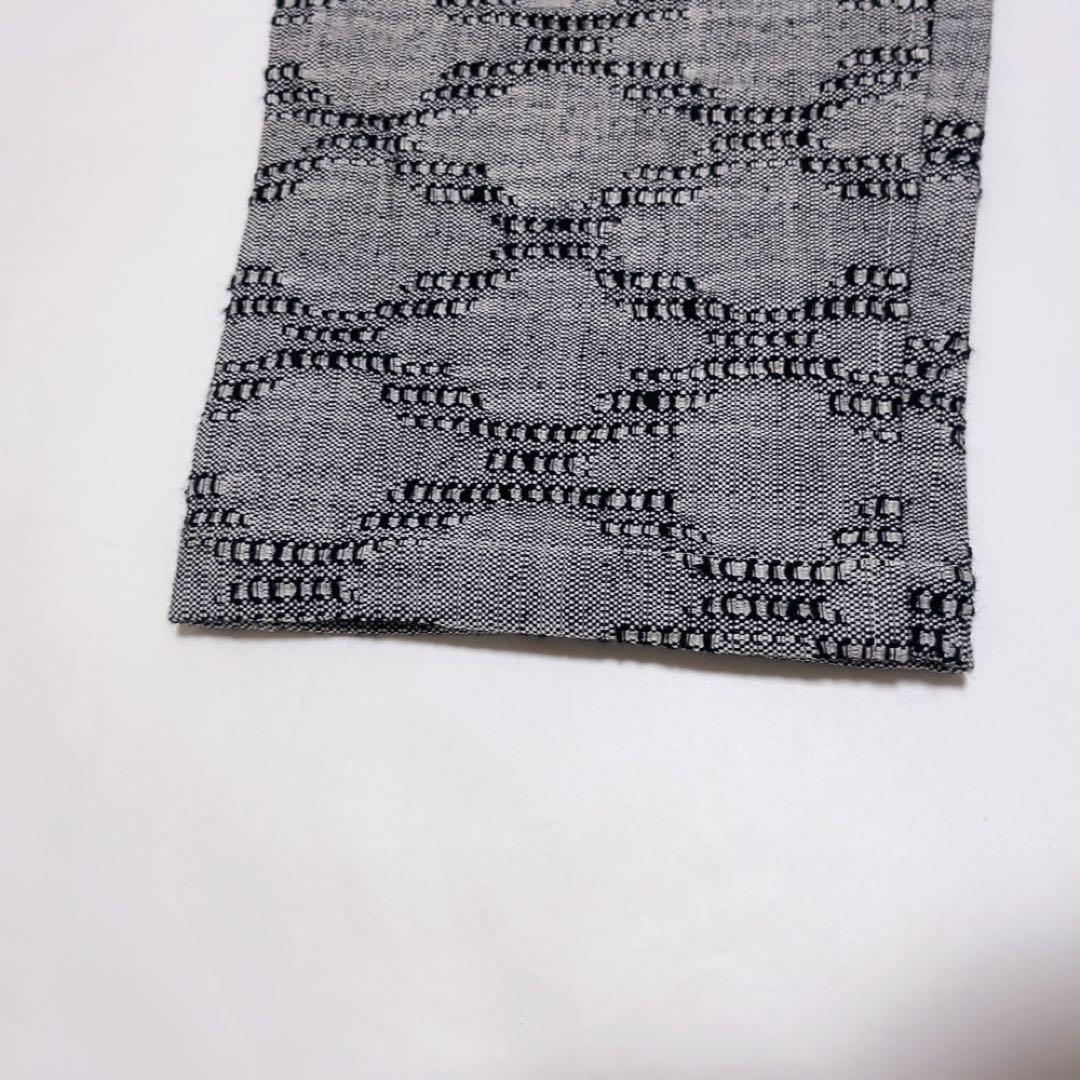 美品 YURTAO ユルタオ ジャガードパンツ グレー系 木下桃子 フリーサイズ