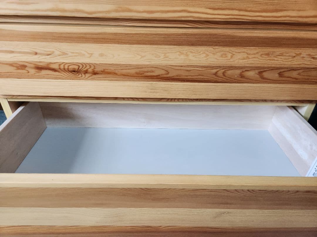 かとう 無印良品 パイン材 4段チェスト 棚 MUJI タンス 収納 天然