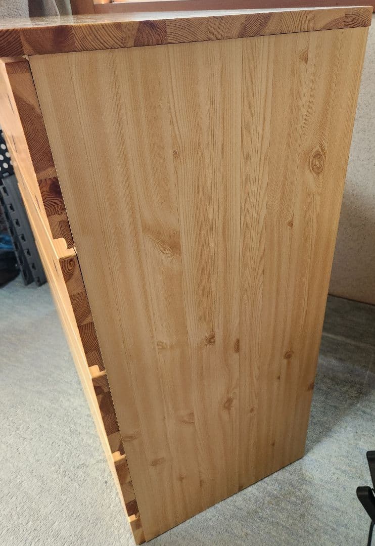 かとう 無印良品 パイン材 4段チェスト 棚 MUJI タンス 収納 天然