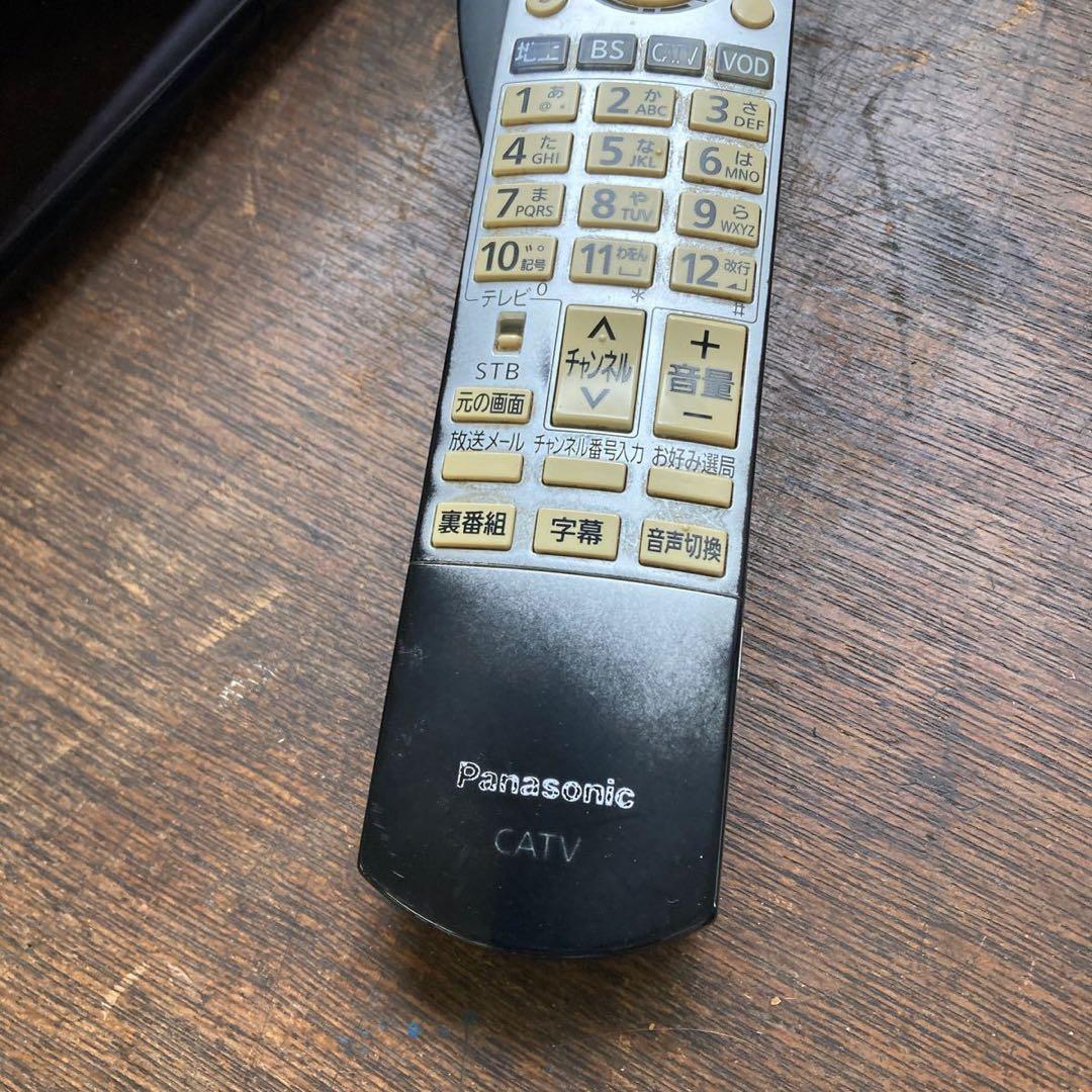Panasonic TZ-HDW600F ケーブルテレビ リモコン付き 動作品