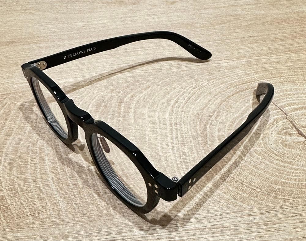 YELLOWS PLUS 「BECCA」「ベッカ」ブラック　純正レンズ　程度良好