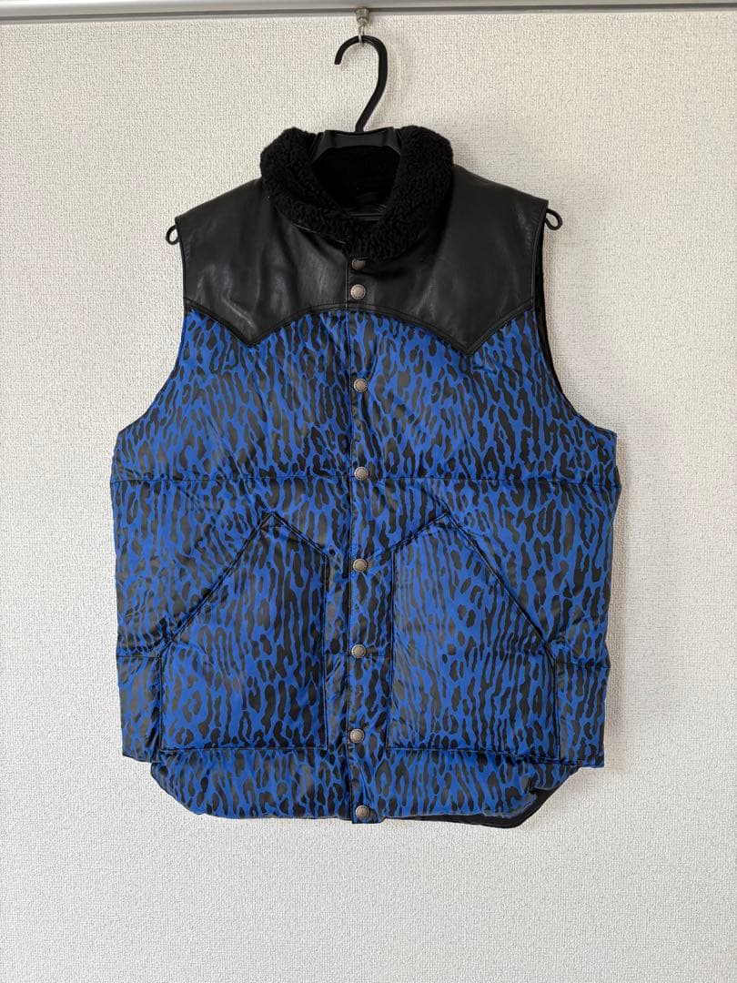 Guilty Parties 青黒ヒョウ柄ベスト