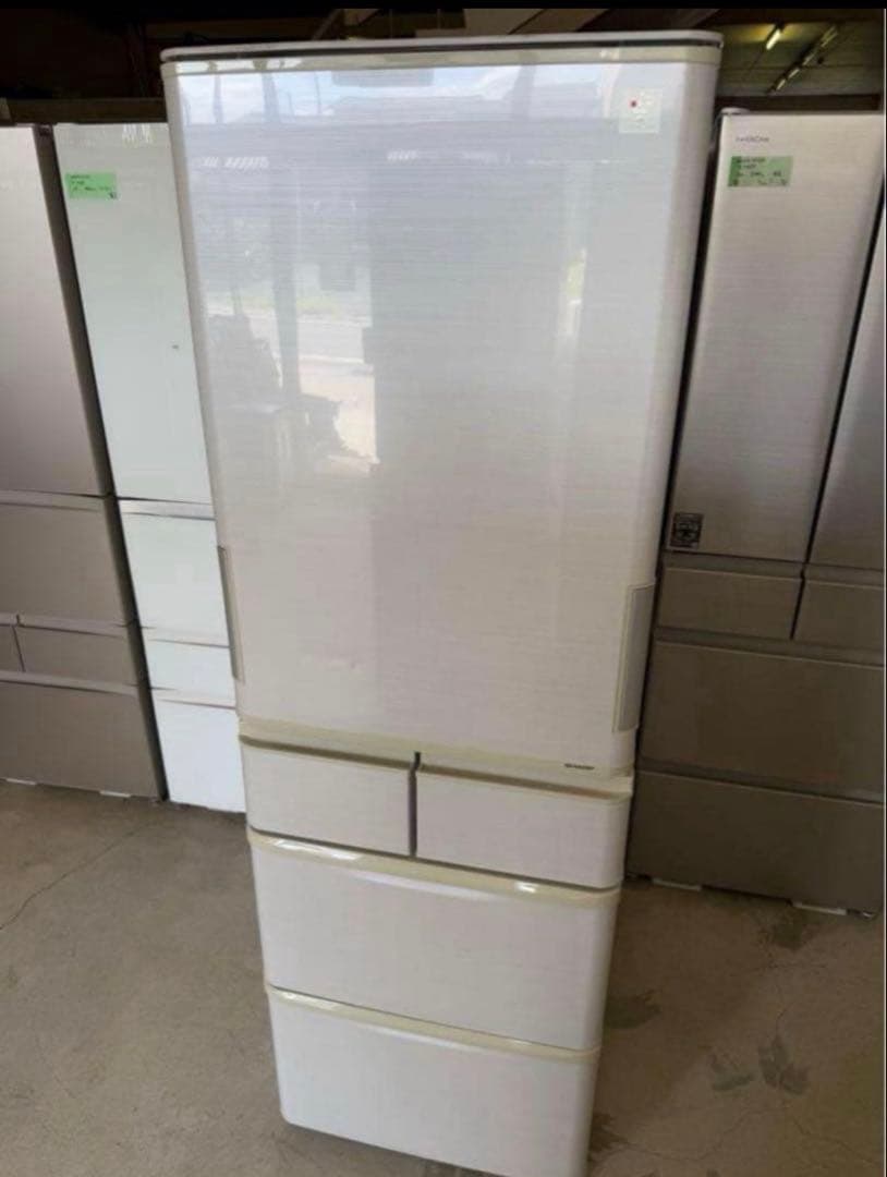 2014年式 424L シャープ 冷蔵庫 SJ-PW42Y-S