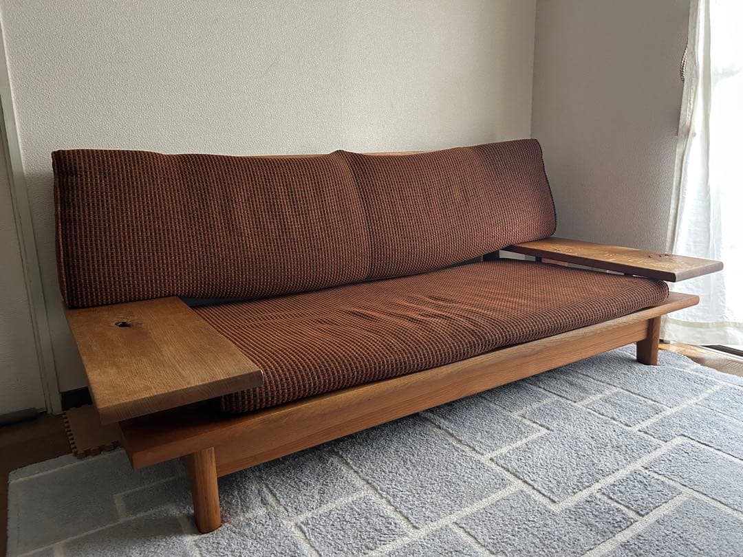 motoyama◾️美品◾️飛騨産業　森のことば◾️オーク無垢材◾️2Pソファ
