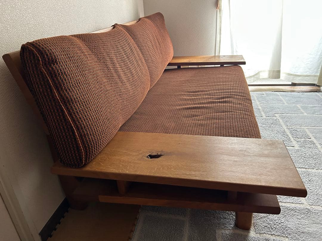 motoyama◾️美品◾️飛騨産業　森のことば◾️オーク無垢材◾️2Pソファ