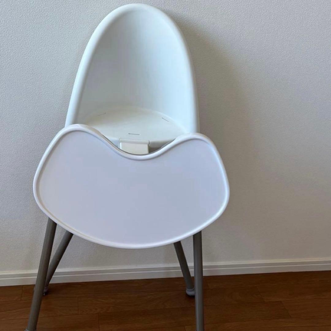 ベビービョルン ハイチェアホワイト×グレー