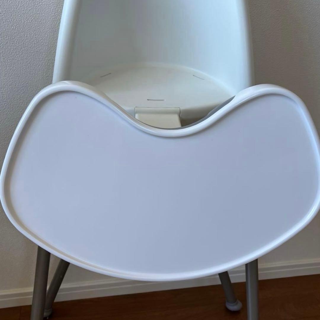 ベビービョルン ハイチェアホワイト×グレー