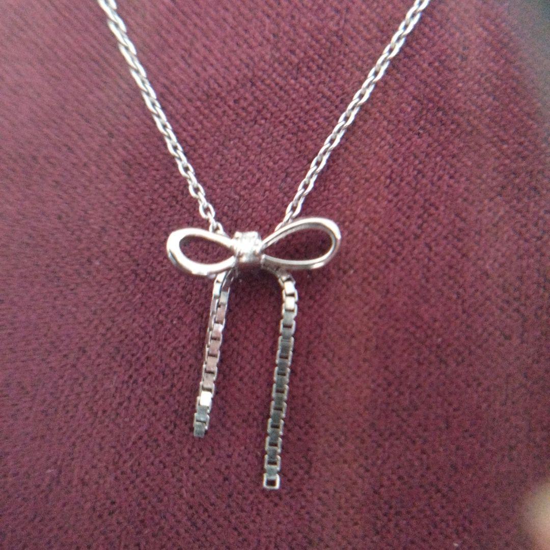 スタージュエリーWinter限定 INFINITY BOW　ネックレス