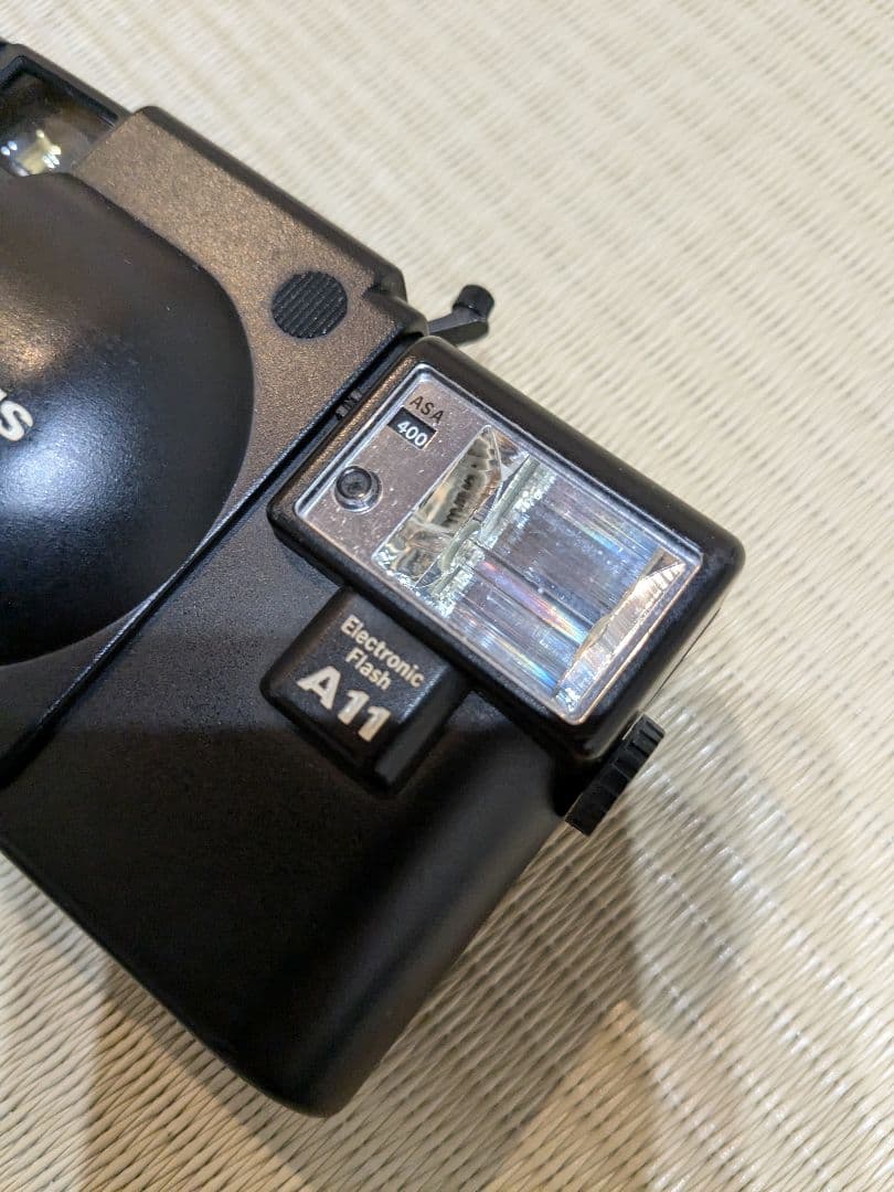 OLYMPUS XAフィルムカメラ OLYMPUSA11 フラッシュ付き