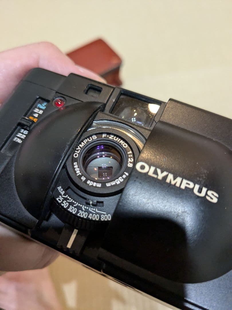 OLYMPUS XAフィルムカメラ OLYMPUSA11 フラッシュ付き