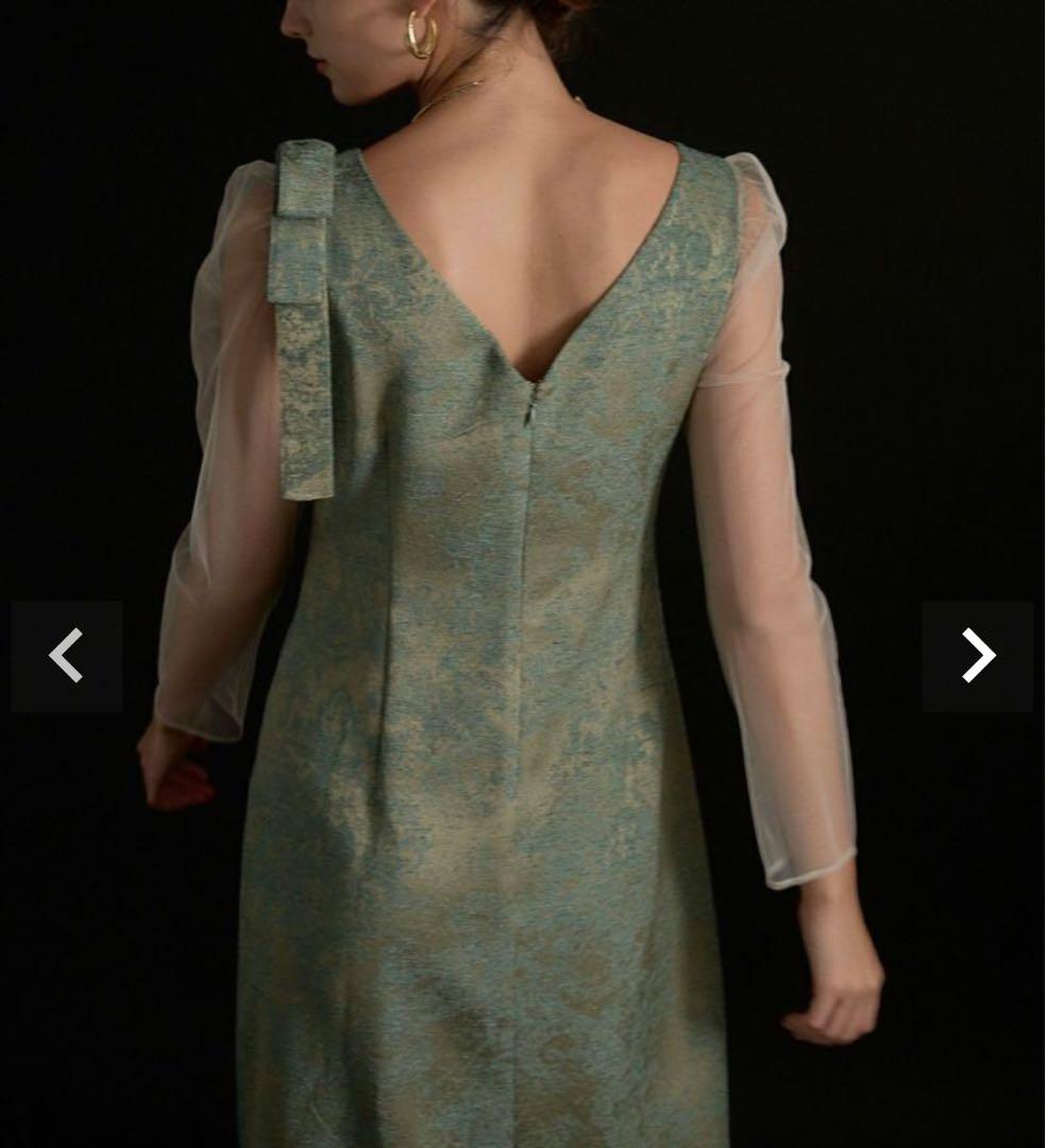 プロフご覧ください　Shoulder ribbon jacquard