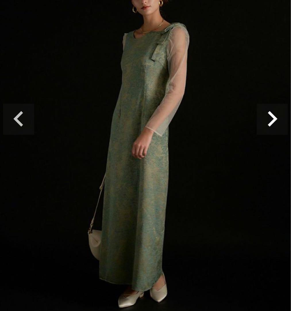 プロフご覧ください　Shoulder ribbon jacquard