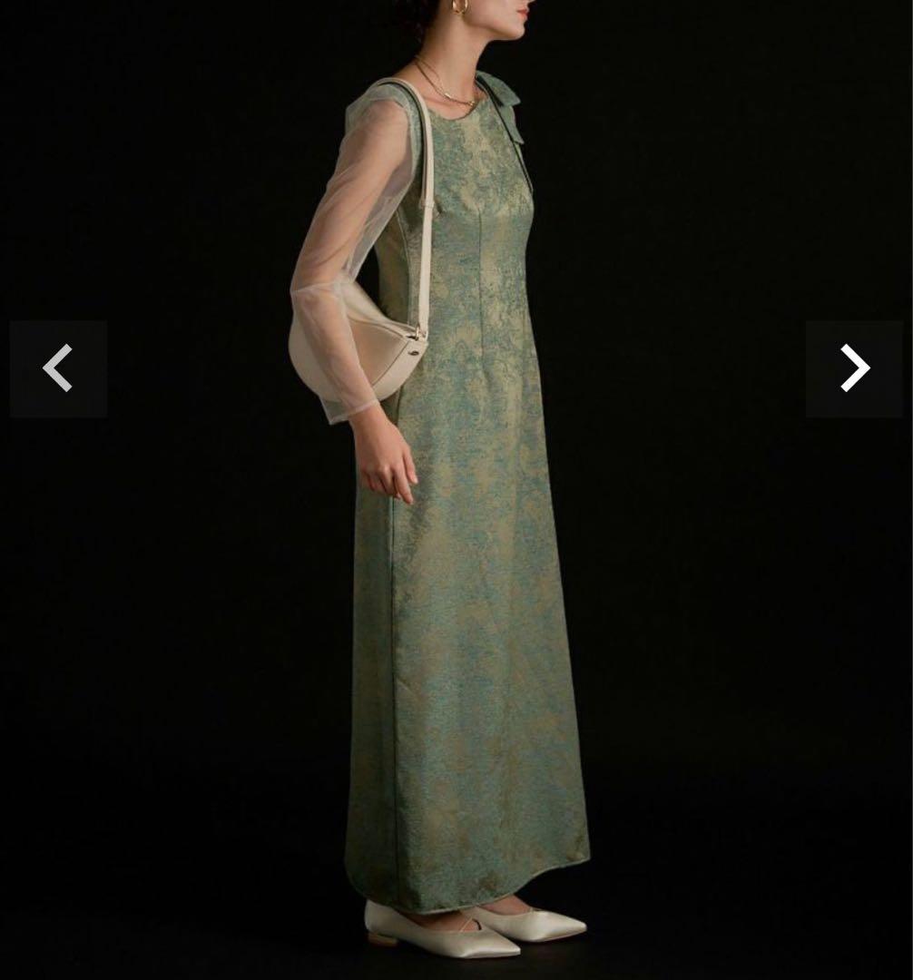 プロフご覧ください　Shoulder ribbon jacquard