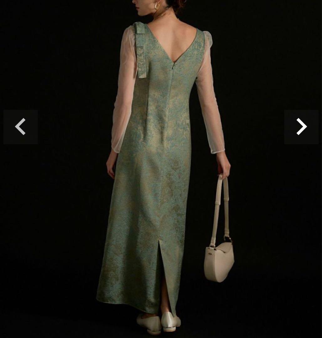 プロフご覧ください　Shoulder ribbon jacquard