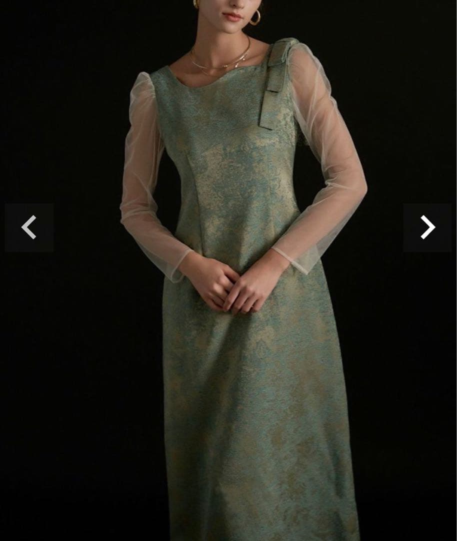 プロフご覧ください　Shoulder ribbon jacquard