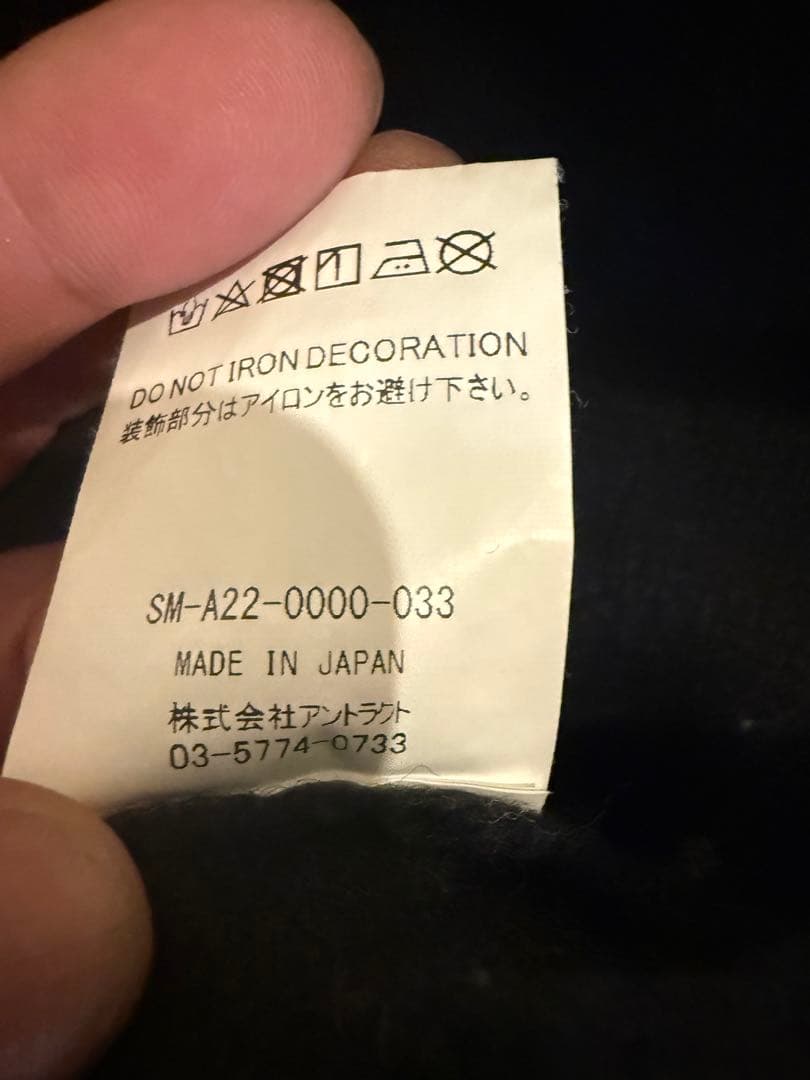 CLFロゴ入りオーバーサイズニット