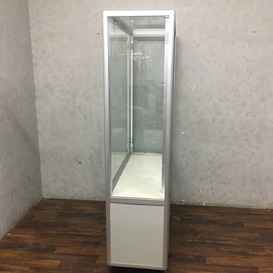 業務用 ガラスショーケース 照明付 W120×D45×H183cm ショーケース