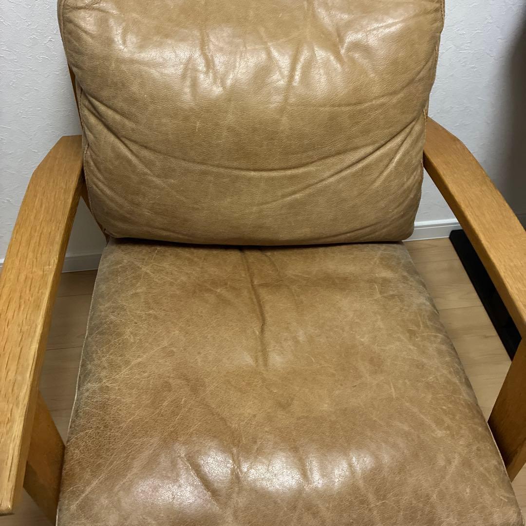 専用①【アーバンリサーチドアーズ】ソファ 1P オーク無垢材　オッドマン付