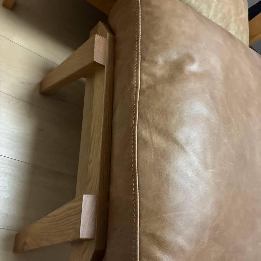 専用①【アーバンリサーチドアーズ】ソファ 1P オーク無垢材　オッドマン付