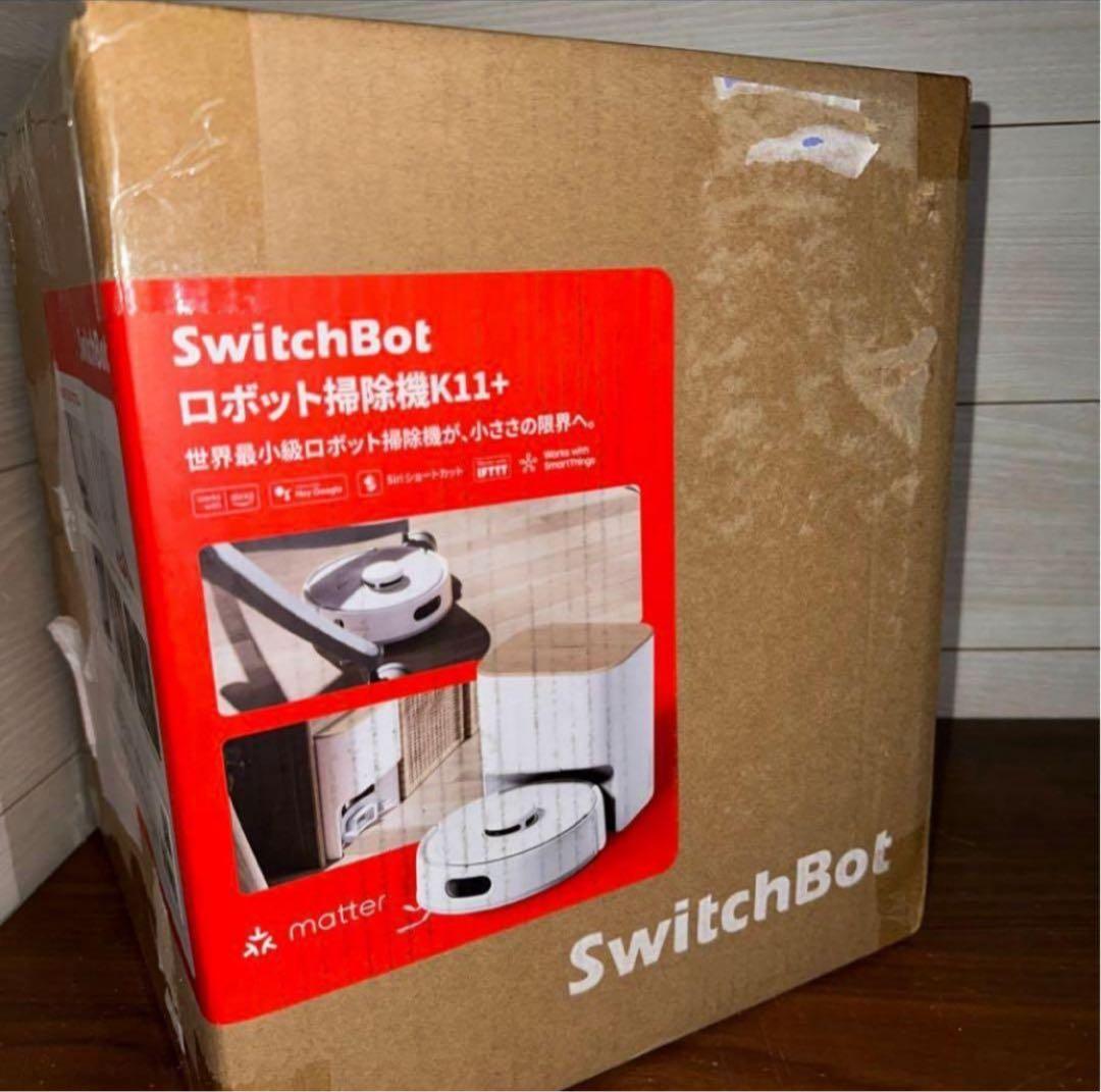 【新品未開封】SwitchBot ロボット掃除機 K11+ W3003100JP