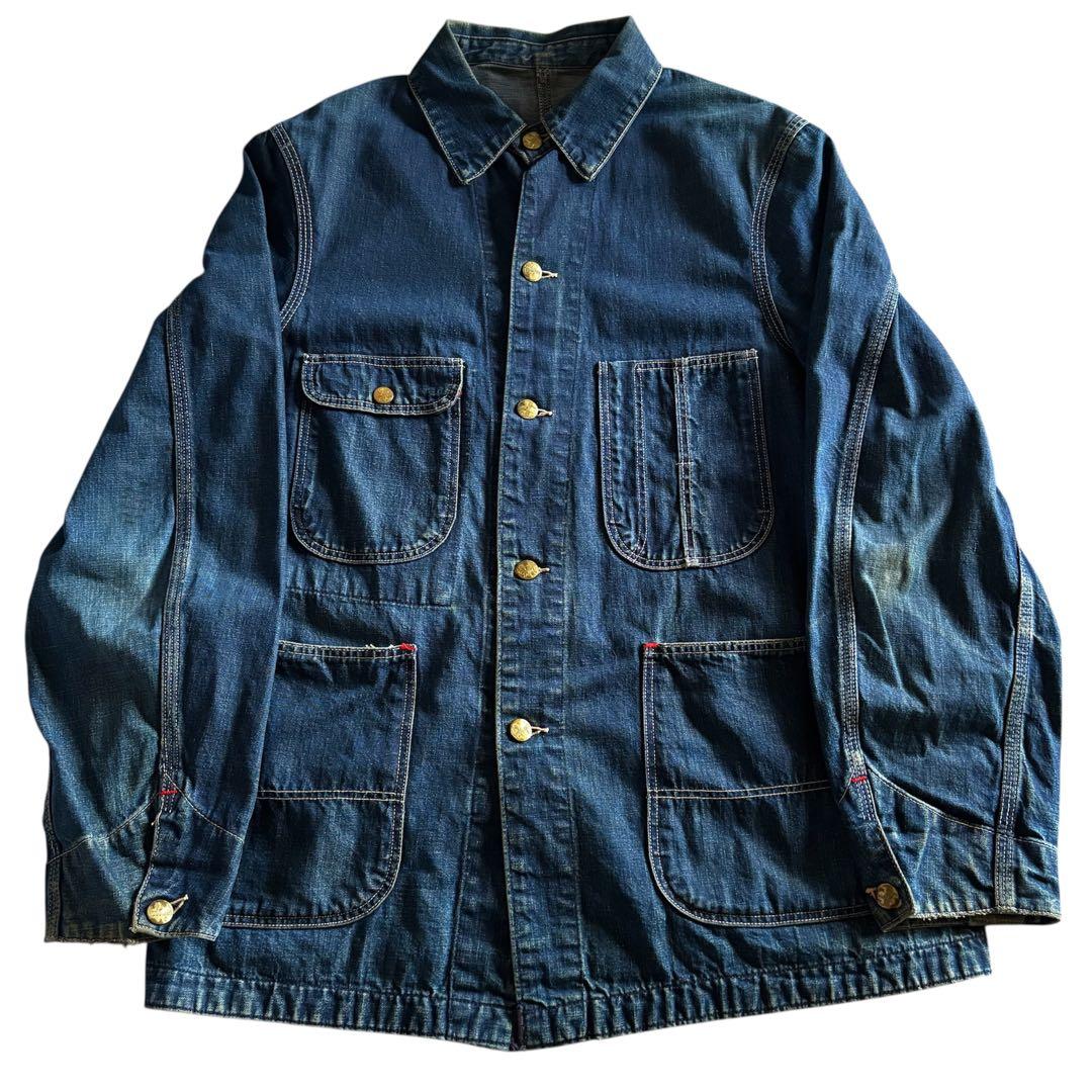 40s 50s カバーオール coverall vintage 濃紺 大戦モデル