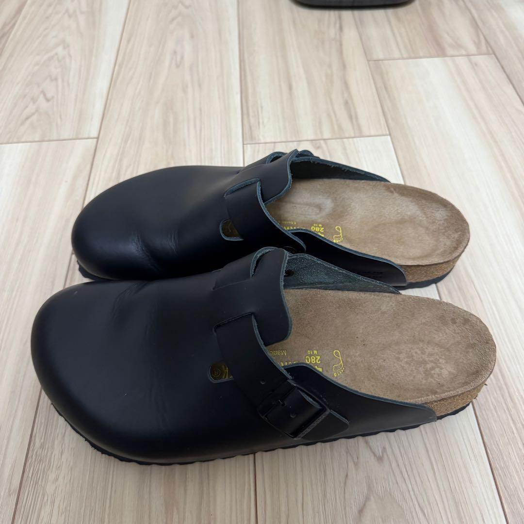 ビルケンシュトック ボストン 黒 スムースレザー 28.0 43
