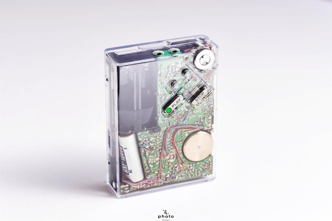 カスタマイズ品 整備済 SONY WALKMAN 透明外装 WM-2