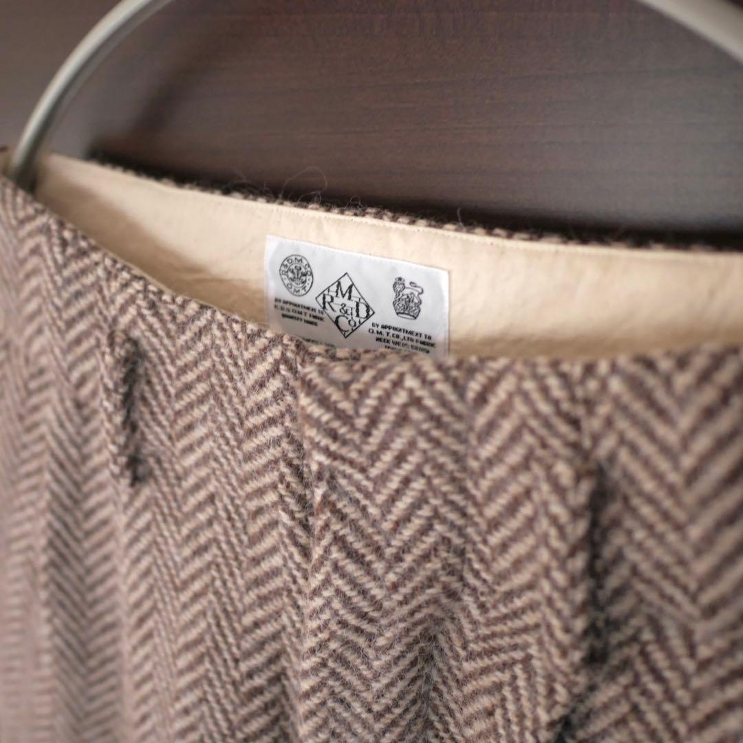 R&D.M.Co- オールドマンズテーラー ウールパンツ