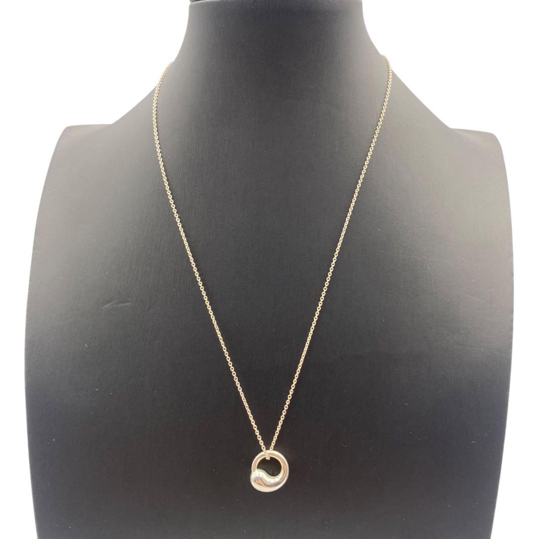 美品 TIFFANY ティファニー ネックレス エターナルサークル SV925