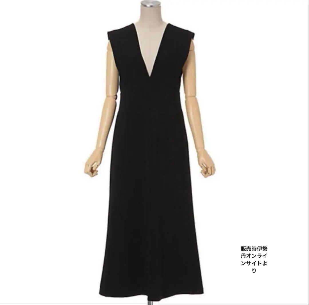 ワンピース Mame Kurogouchi V-Neck Sleeveless Dress