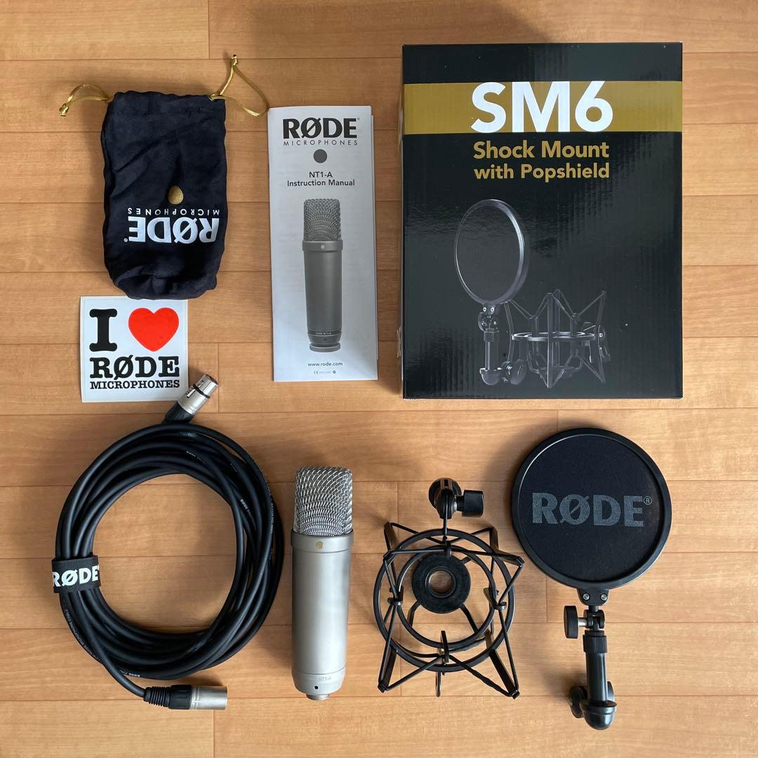コンデンサーマイク　RODE　NT1-A (NT1AFB)一式