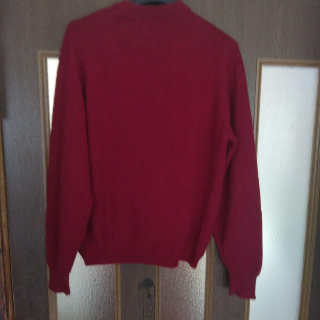 Ballantyne カシミヤ 旧タグ厚手　ワインレッド 最高級品　美品