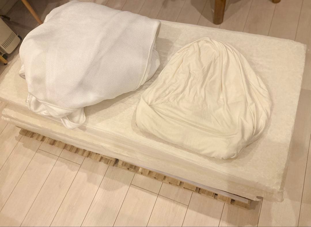 【引取優先】アイリスオーヤマ エアリー 丸ごと洗えるマットレス スノコ付