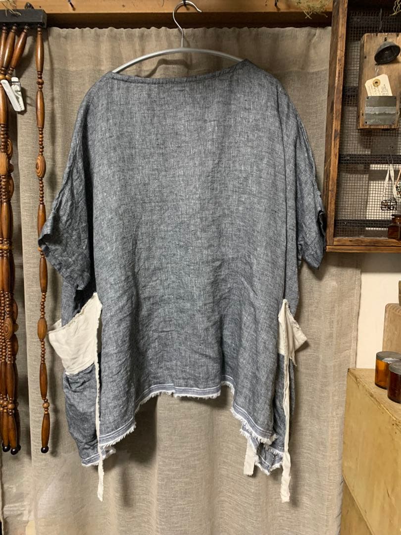 5.作家さん ハンドメイド リネン チュニック