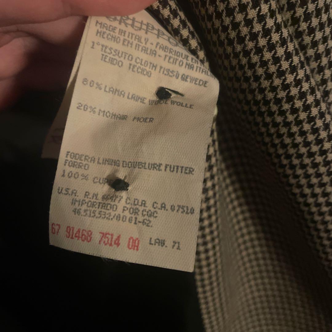 ヴァレンティノ MISS V イタリア製 モヘア混 千鳥格子ジャケット 最高級品