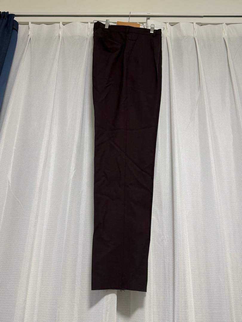 新品未使用　WACKOMARIA ウールスラックス L D-PURPLE