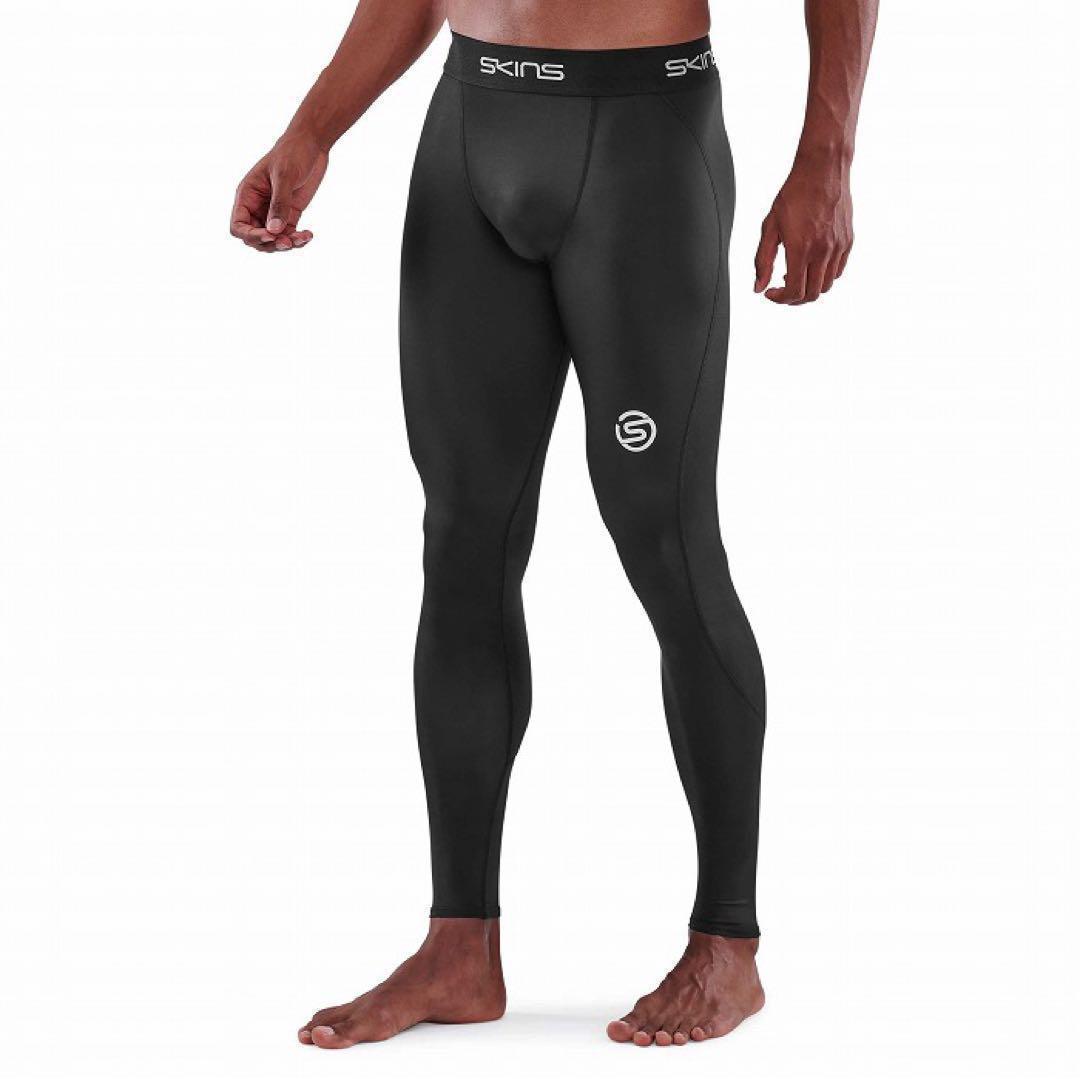 [新品] スキンズ SERIES-1 サポート ロングタイツ ブラック Lサイズ