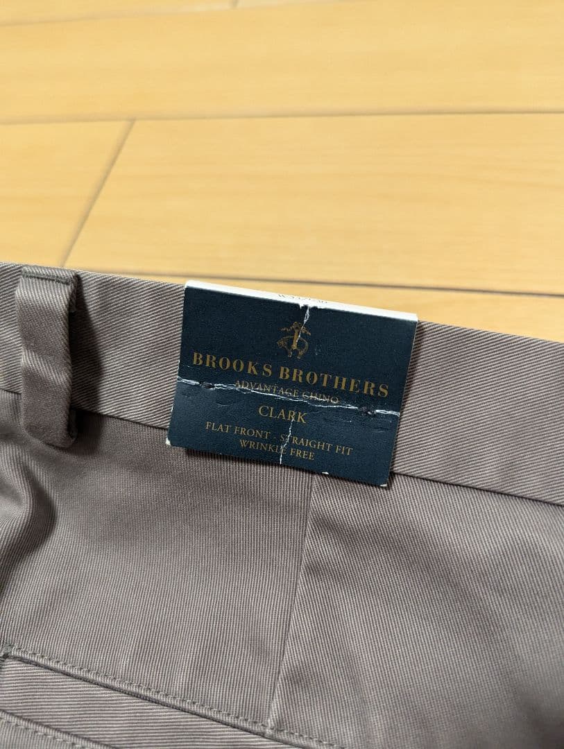 未使用　ブルックスブラザーズ　チノパン　アドバンテージチノ　ブラウン　CLARK