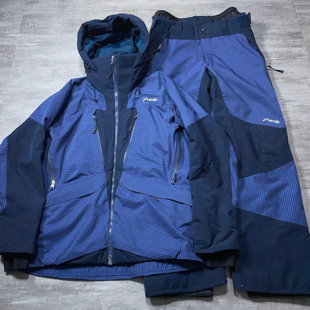 近年モデル★ Phenix フェニックス スキーウェア メンズL 総柄 セット