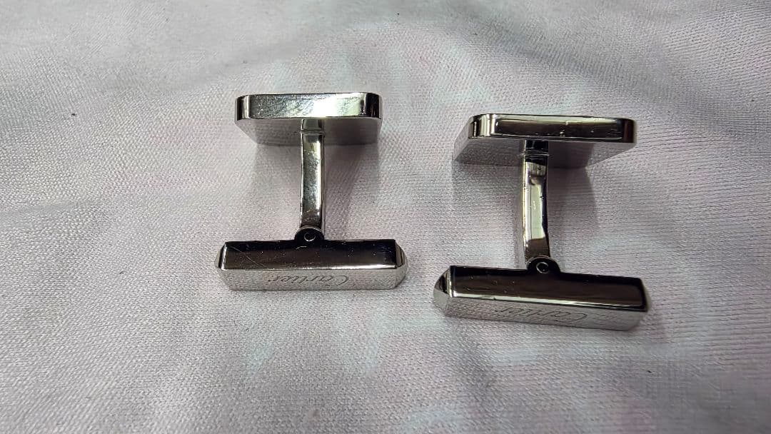 カルティエ マラカイト スクエアカフリンクス