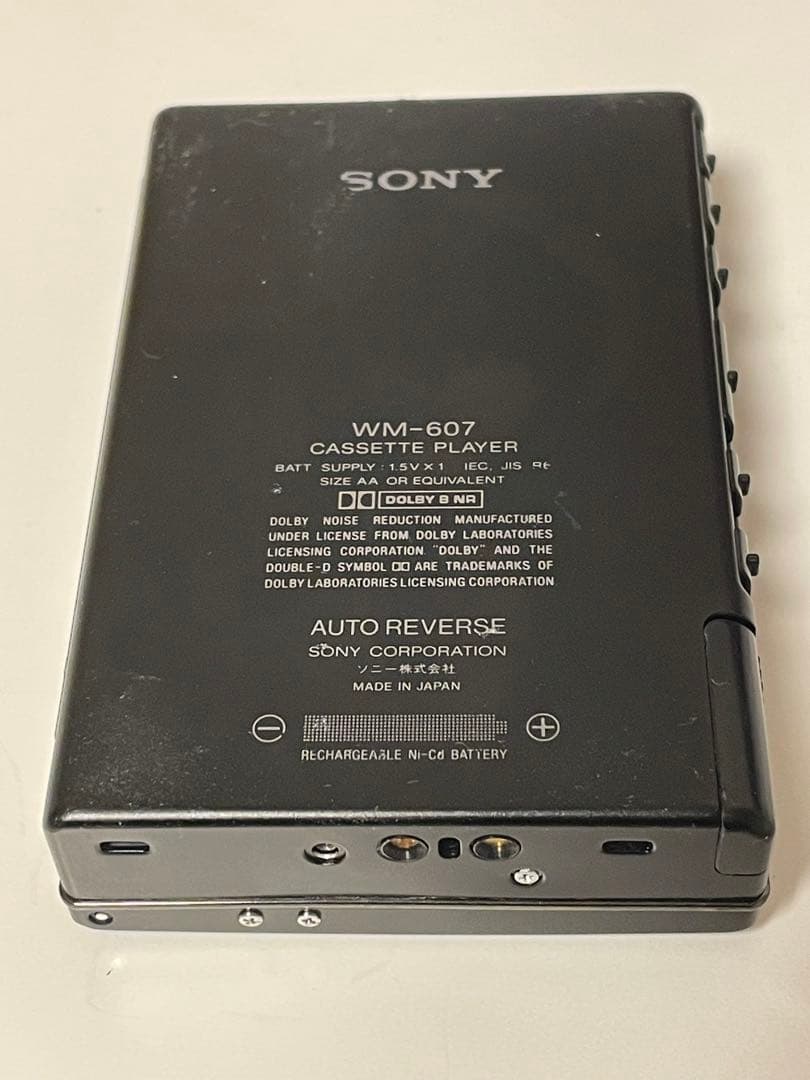 希少SONY walkman　カセットウォークマン WM-607　動作品　ソニー